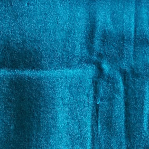 Artisan lovely paisley pattern, turquoise, classic cashmere wrap, shawl, scarf - Picture 5 of 5